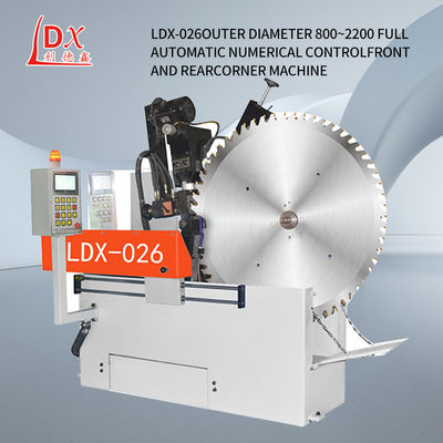 LDX-026A Fabrikanten aanpassen grote servo swing hoek cirkelvormige zaagblad slijpmachine