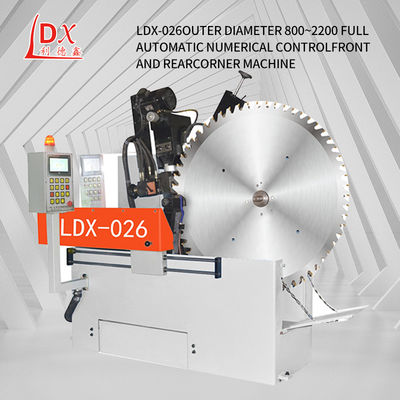 LDX-026 Slijpdiameter 500-2200MM Volledig CNC Circulair Zaagblad Voor- en Achterhoek Slijpmachine