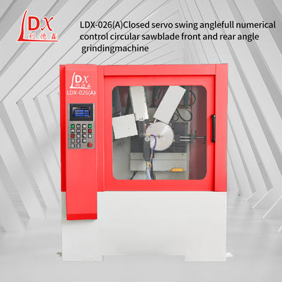LDX-026A Servo-voeding Full CNC Circular Saw Blade Front And Rear Angle Grinder