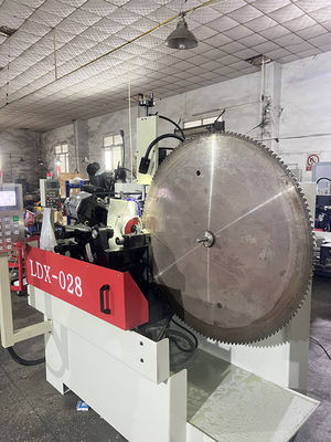 LDX-028A Grote CNC legering zaagblad Dubbele slijpkop zijkanthoekversnellingsmachine