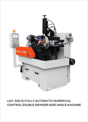 LDX-028A Servo Full CNC Circular Saw Blade Double Grinding Head Side Angle Grinding Machine fabrikant