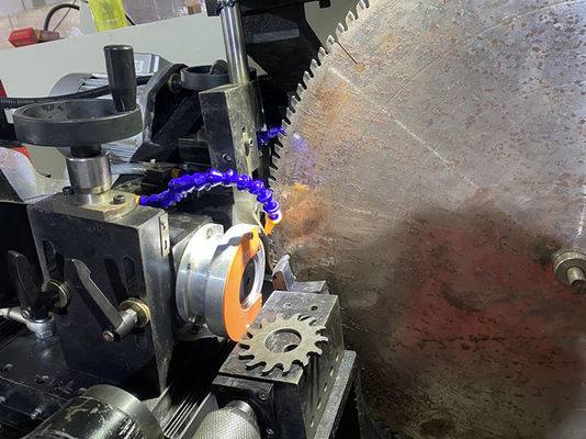 LDX-028A Lidexin CNC-cirkelzaagblad Dubbele slijpkop Zijslijpmachine
