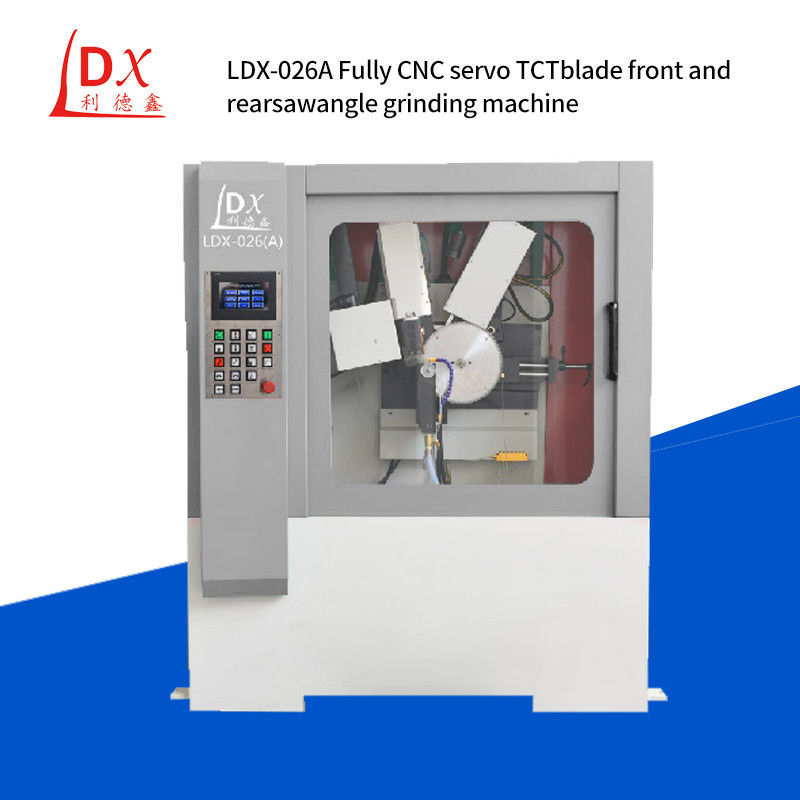 Volledig CNC-carbide cirkelzaagblad Voor- en achterhoek slijpmachine LDX-026A