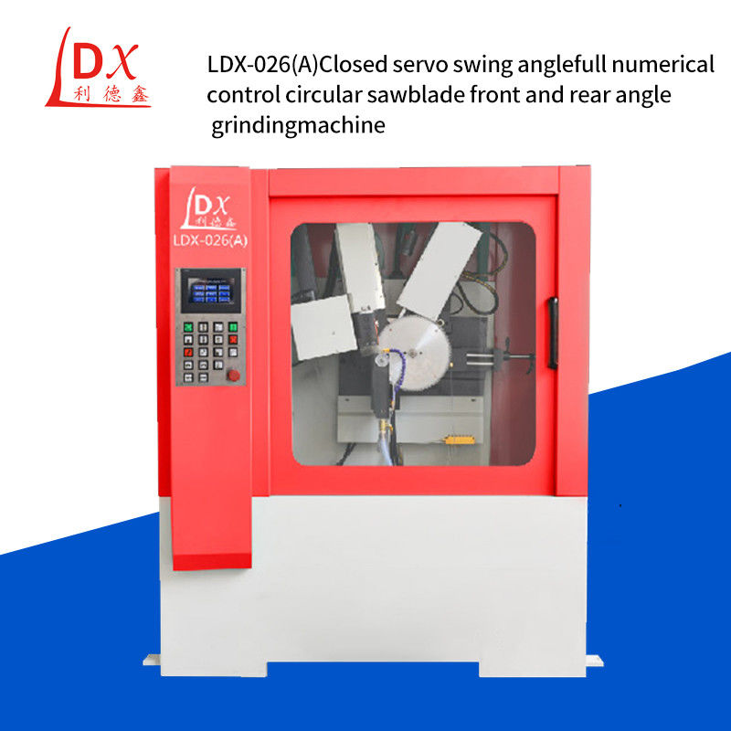 Volledig gesloten servo schommelhoek Volledig CNC TCT zaagblad Voor- en achterhoek slijpmachine LDX-026A