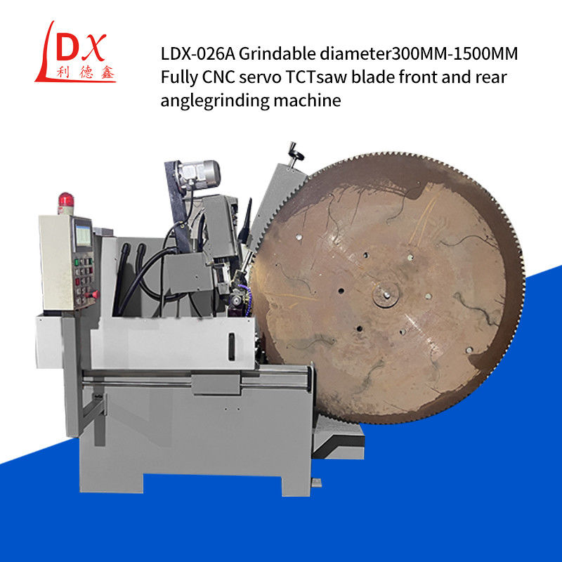 Grote CNC servo cirkelvormige zaagschroefblad voor- en achterhoek schroefmachine zaagbladen LDX-026A