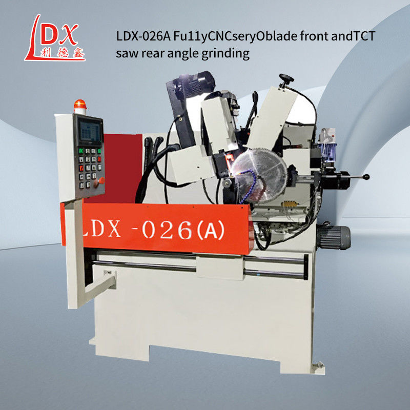 Volledige servo vijfassige legering cirkelzaagblad voor- en achterhoek slijpmachine LDX-026A