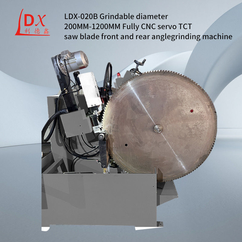 LDX-020B Persoonlijke houtbewerking TCT Circular Saw Blade Front And Rear Angle Grinding Machine