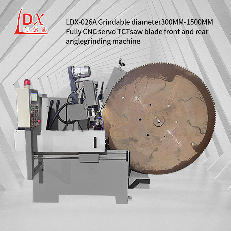 LDX-026A Slijpdiameter 250-1500MM Volledige CNC Servo Feed Circulaire Zaagblad Slijpmachine