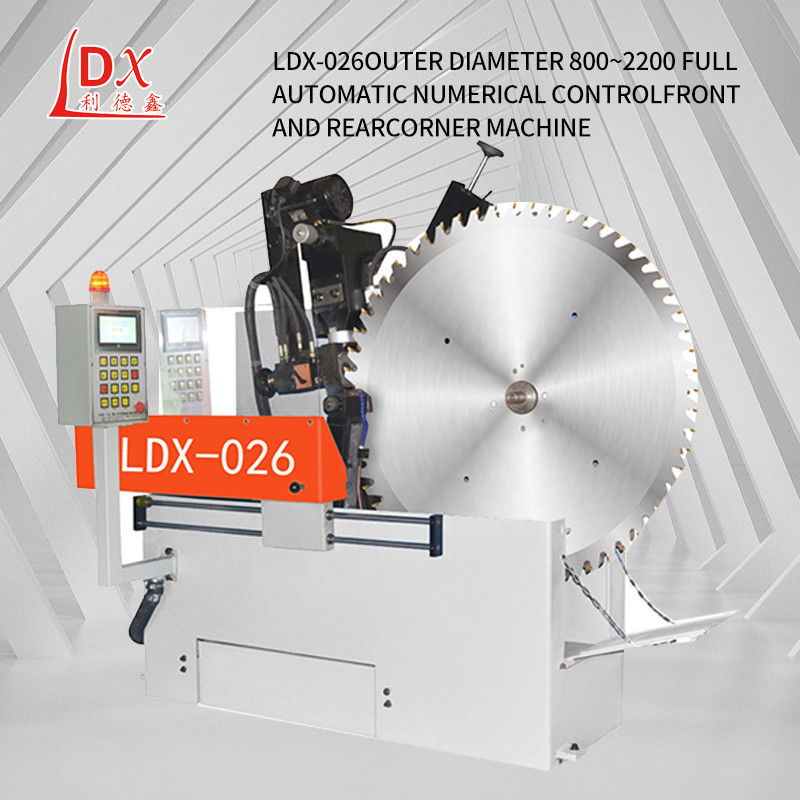 LDX-026 Slijpdiameter 500-2200MM Volledig CNC Circulair Zaagblad Voor- en Achterhoek Slijpmachine