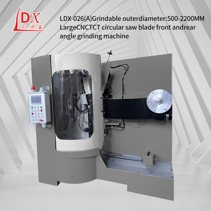 LDX-026A 300MM-1600MM Diameter Grote cirkelvormige zaagblad Drie-assige CNC-zaagblad slijpmachine