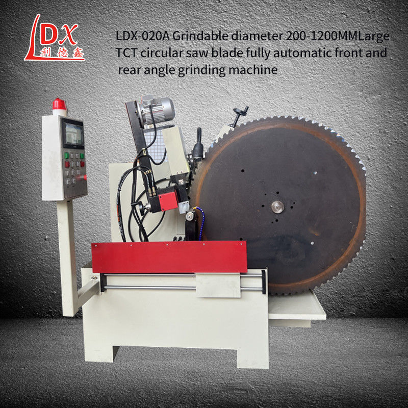 LDX-020A 200MM-1000MM Diameter TCT Circular Saw Blade Voor- en achterhoekversnellingsmachine