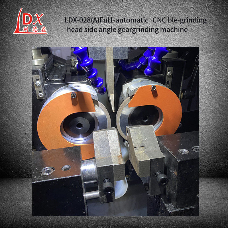 LDX-028A Full CNC Double Grinding Head Circular Saw Blade Side Angle Sharpening Machine (volledig gecontroleerd met een dubbel slijpkop)