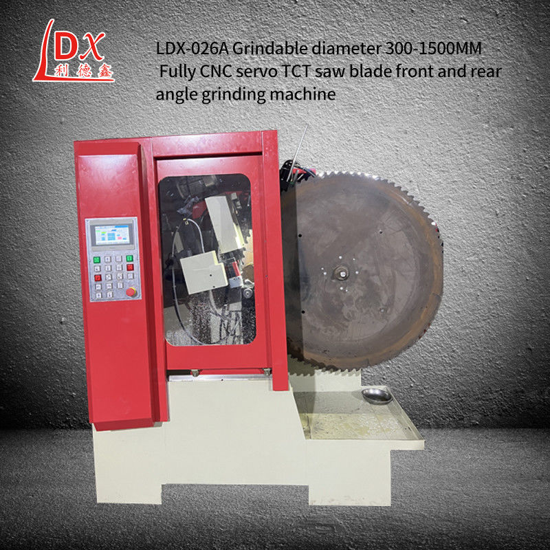 LDX-026A Servo-voeding Grote TCT zaagblad Voor- en achterhoek slijpmachine