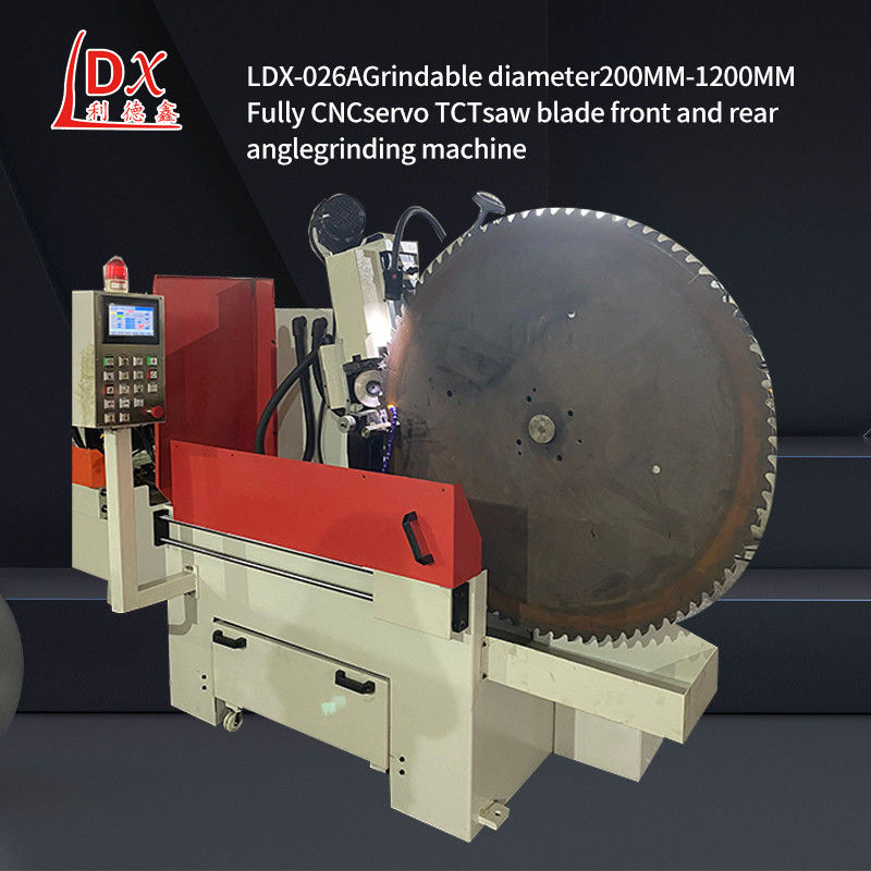 LDX-026A Servo voeding full CNC cirkelzaagblad voor en achter Hoek slijpmachine
