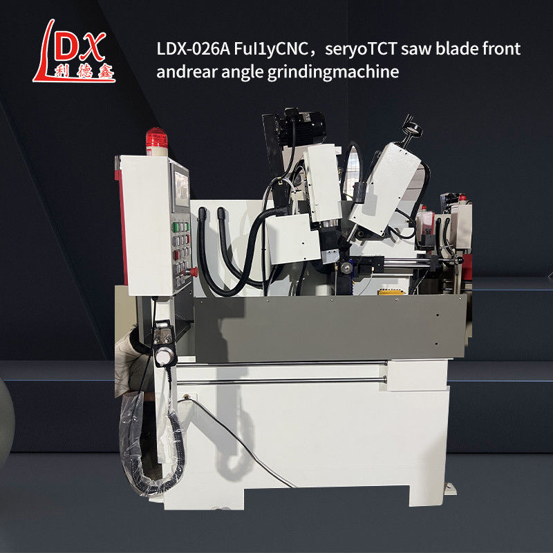 LDX-026A Guangdong Automatische cirkelzaag voor en na hoek slijpmachine Fabriek Groothandel