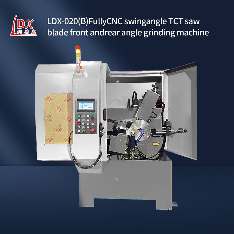 LDX-020B Full CNC Servo Feed Zaagblad Voor- en achterhoek slijpmachine